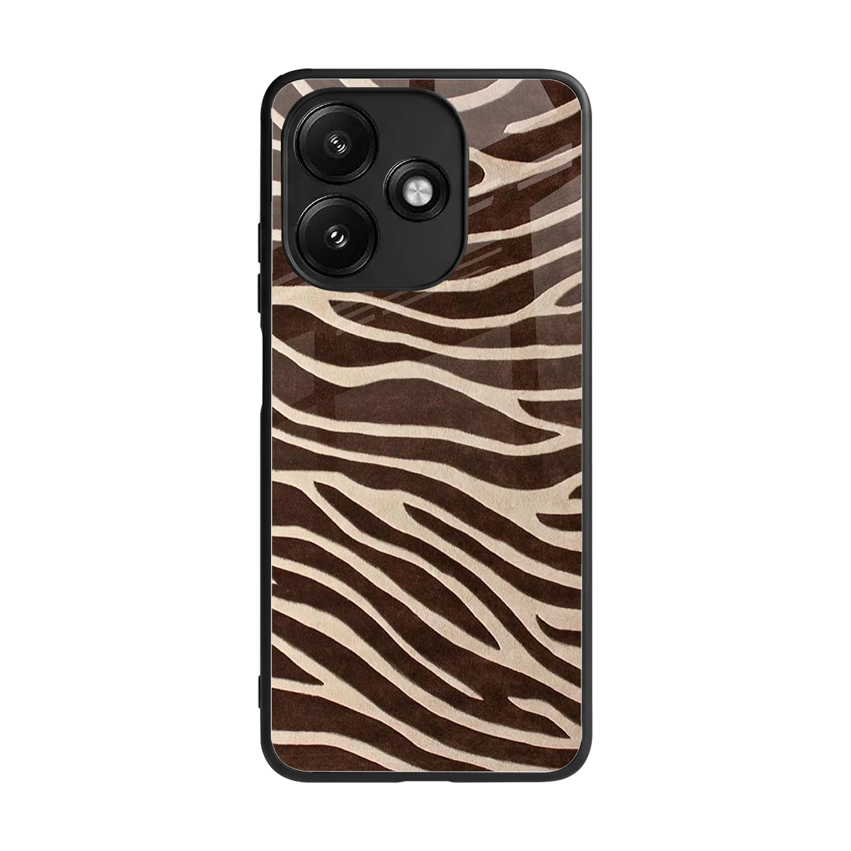 Mocha Swirls back phone cover | glass case for redmi 12 5g
