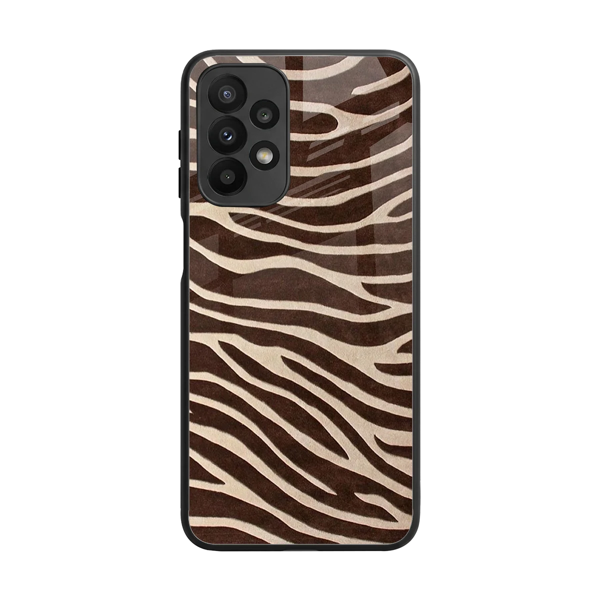 Mocha Swirls back phone cover | glass case for samsung galaxy a23