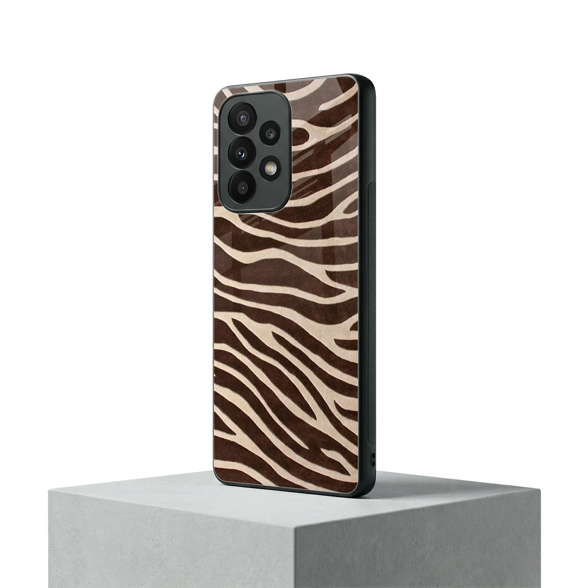 Mocha Swirls samsung galaxy a23 mobile cover | shockproof glass phone case
