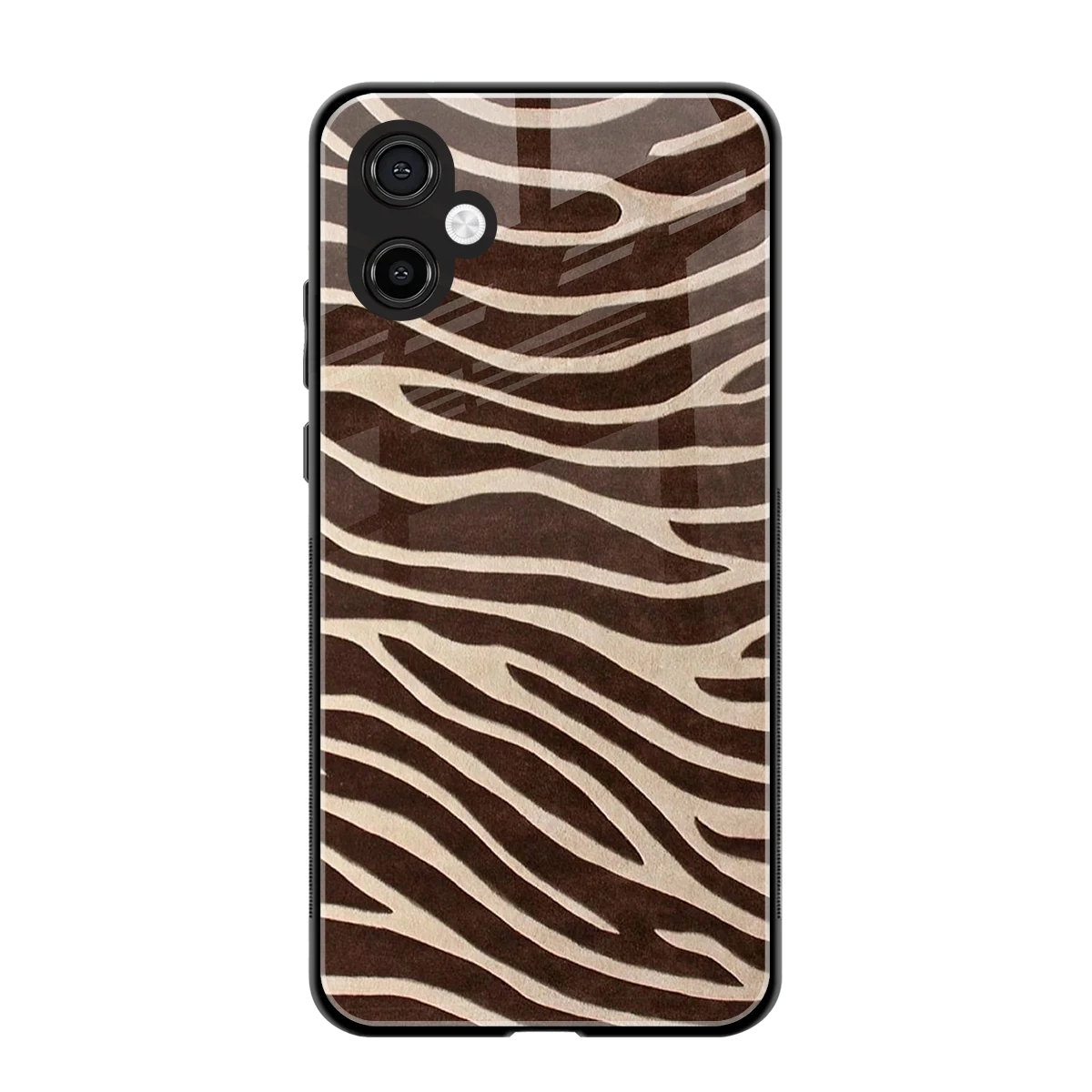 Mocha Swirls back phone cover | glass case for samsung galaxy a06 5g