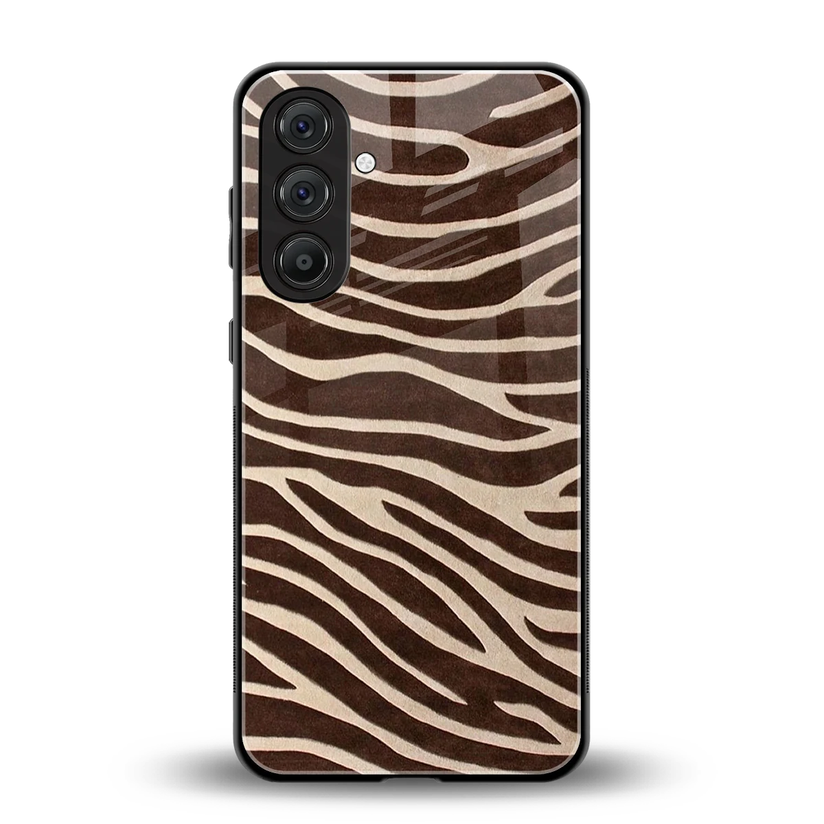 Mocha Swirls back phone cover | glass case for samsung galaxy a55 5g