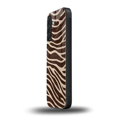 Mocha Swirls samsung galaxy a55 5g mobile cover | shockproof glass phone case