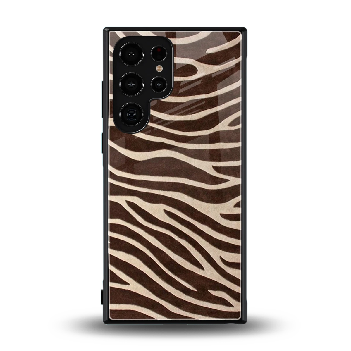 Mocha Swirls back phone cover | glass case for samsung galaxy s23 ultra