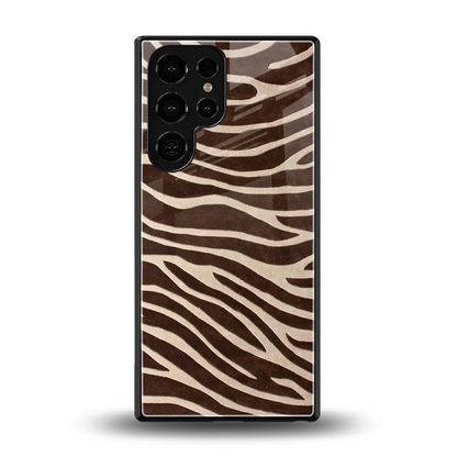 Mocha Swirls back phone cover | glass case for samsung galaxy s25 ultra