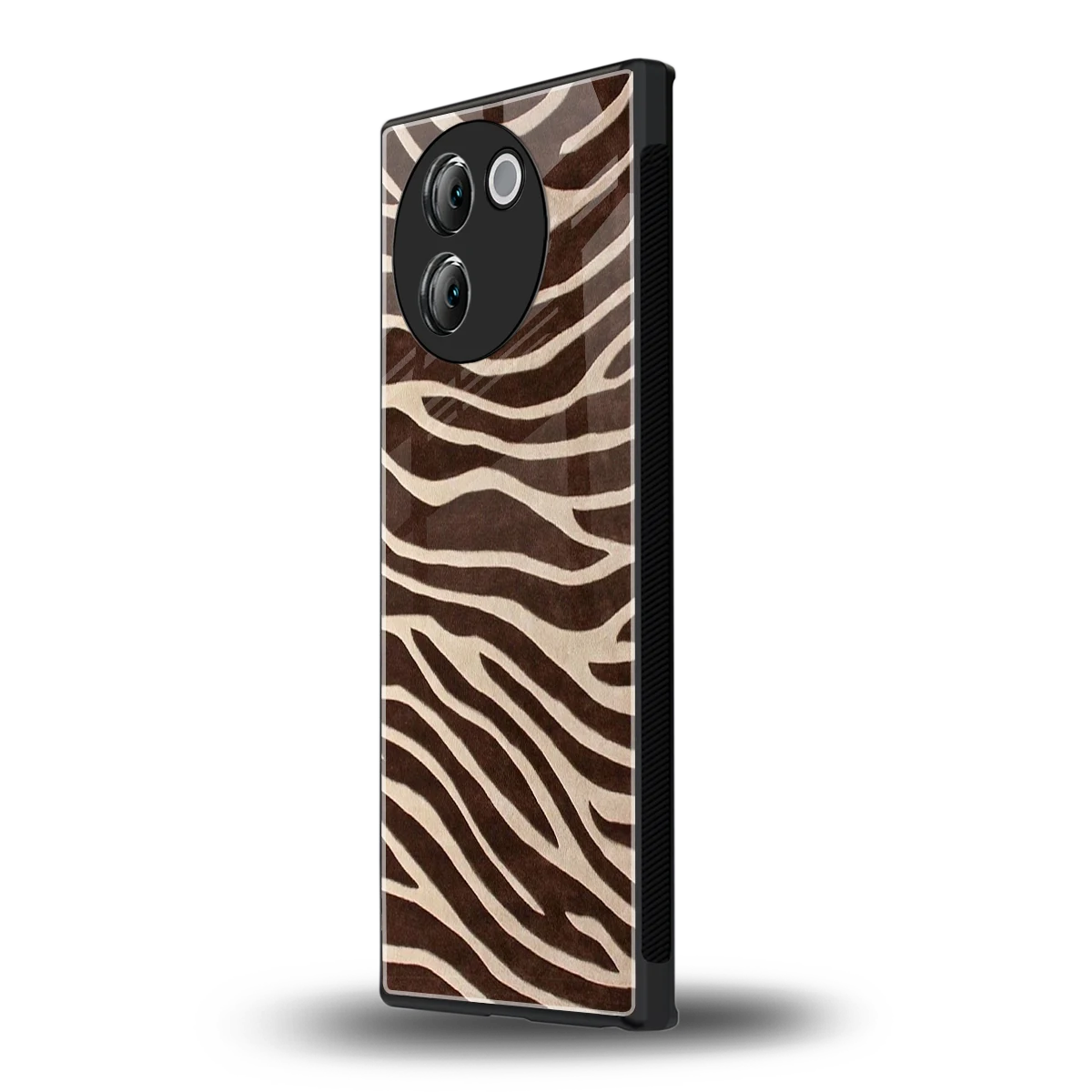 Mocha Swirls vivo v30e mobile cover | shockproof glass phone case