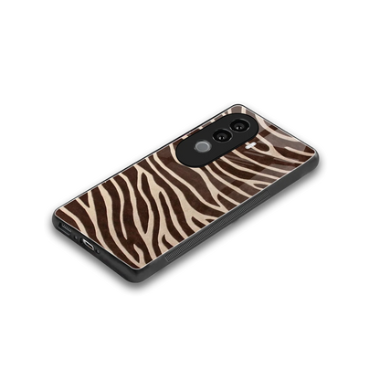 Mocha Swirls stylish phone case for vivo v40e | glossy glass and slim fit