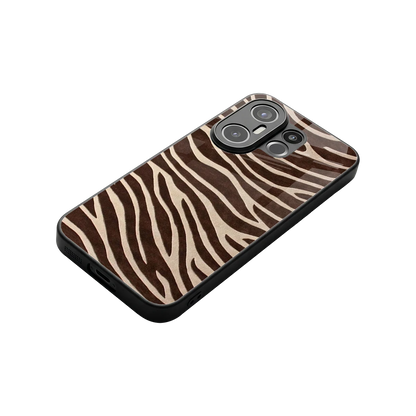 Mocha Swirls stylish phone case for vivo x200 fe | glossy glass and slim fit