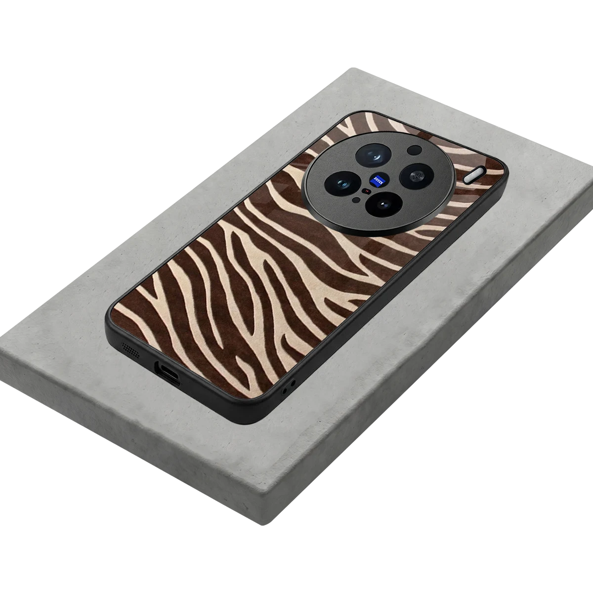 Mocha Swirls stylish phone case for vivo x200 pro | glossy glass and slim fit