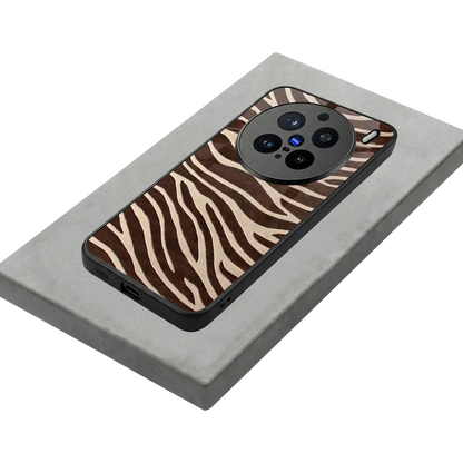 Mocha Swirls stylish phone case for vivo x200 pro | glossy glass and slim fit