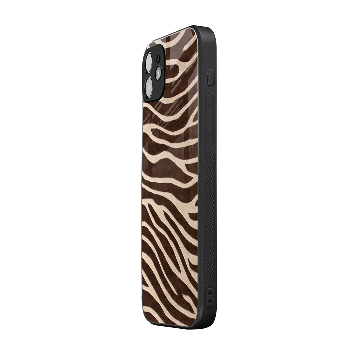 Mocha Swirls iphone 12 mobile cover | shockproof glass phone case