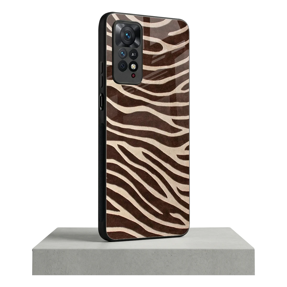 Mocha Swirls redmi note 11 pro mobile cover | shockproof glass phone case