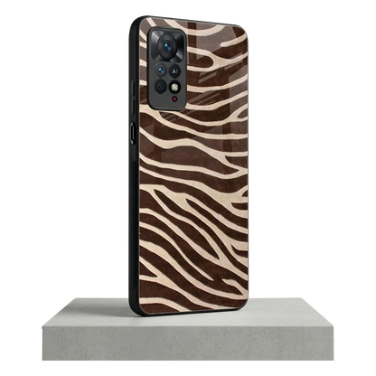Mocha Swirls redmi note 11 pro mobile cover | shockproof glass phone case