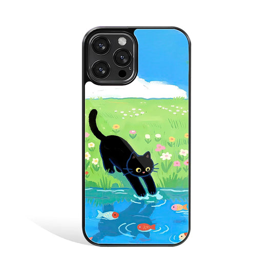 Premium Glass Back Mobile Phone Cover for iPhone, Samsung, OnePlus, Google Pixel, Redmi, Oppo, Vivo & Realme
