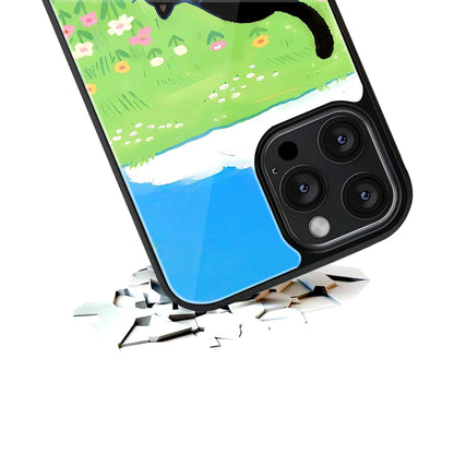 Durable Glass Back Mobile Case for iPhone, Samsung, OnePlus, Google Pixel, Redmi, Vivo, Oppo