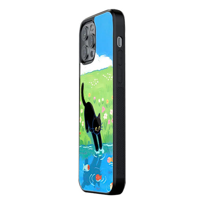 Trendy Glass Back Mobile Case for iPhone, Samsung, Redmi, OnePlus, Google Pixel, Motorola