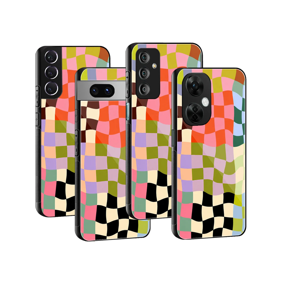 Stylish Glass Back Case for All Smartphones iPhone, Samsung, OnePlus, Pixel, Redmi, Oppo, Vivo, Motorola