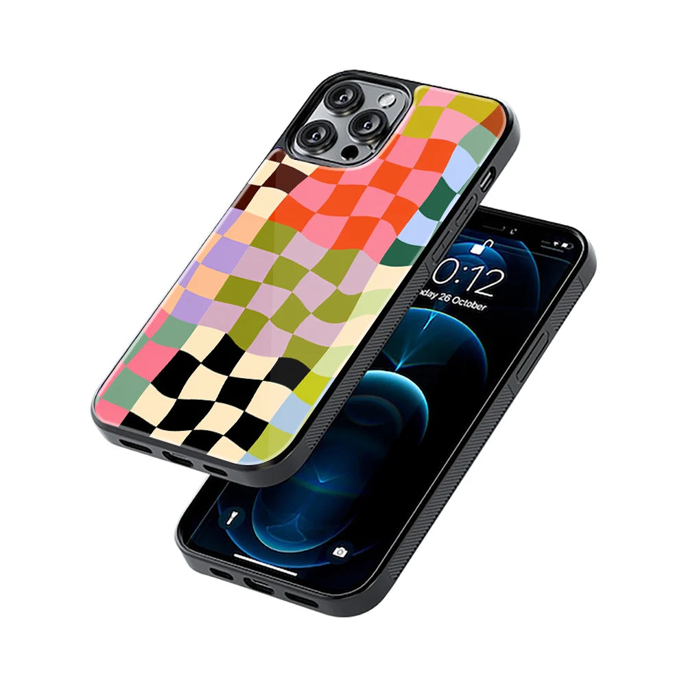 Protective Glass Back Phone Case Compatible with iPhone, Samsung, OnePlus, Pixel & More