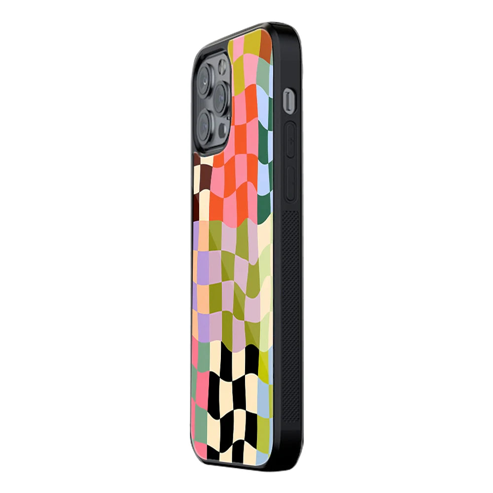 Trendy Glass Back Mobile Case for iPhone, Samsung, Redmi, OnePlus, Google Pixel, Motorola