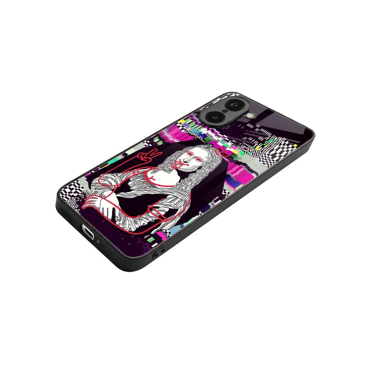 Mona Remix stylish phone case for oneplus nord ce5 5g | glossy glass and slim fit