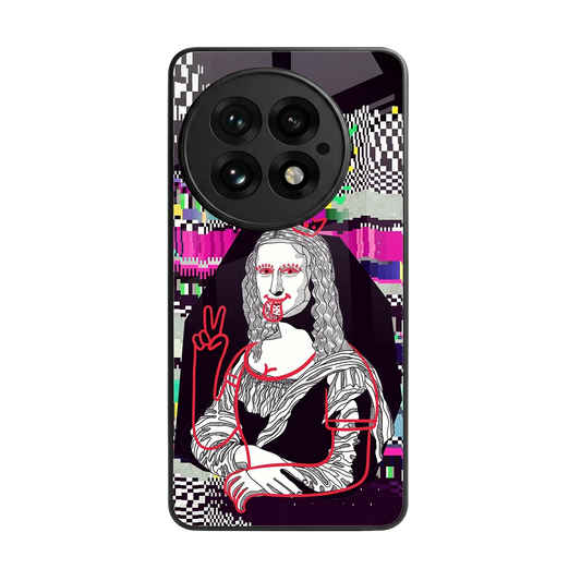 Mona Remix back phone cover | glass case for oneplus 13