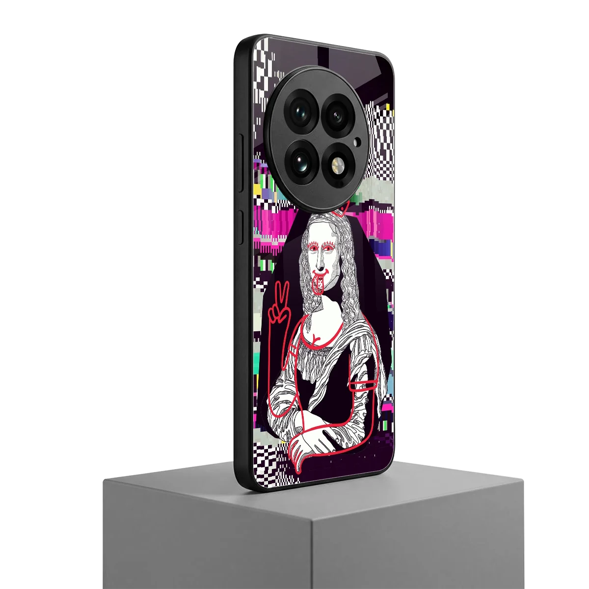 Mona Remix oneplus 13 mobile cover | shockproof glass phone case
