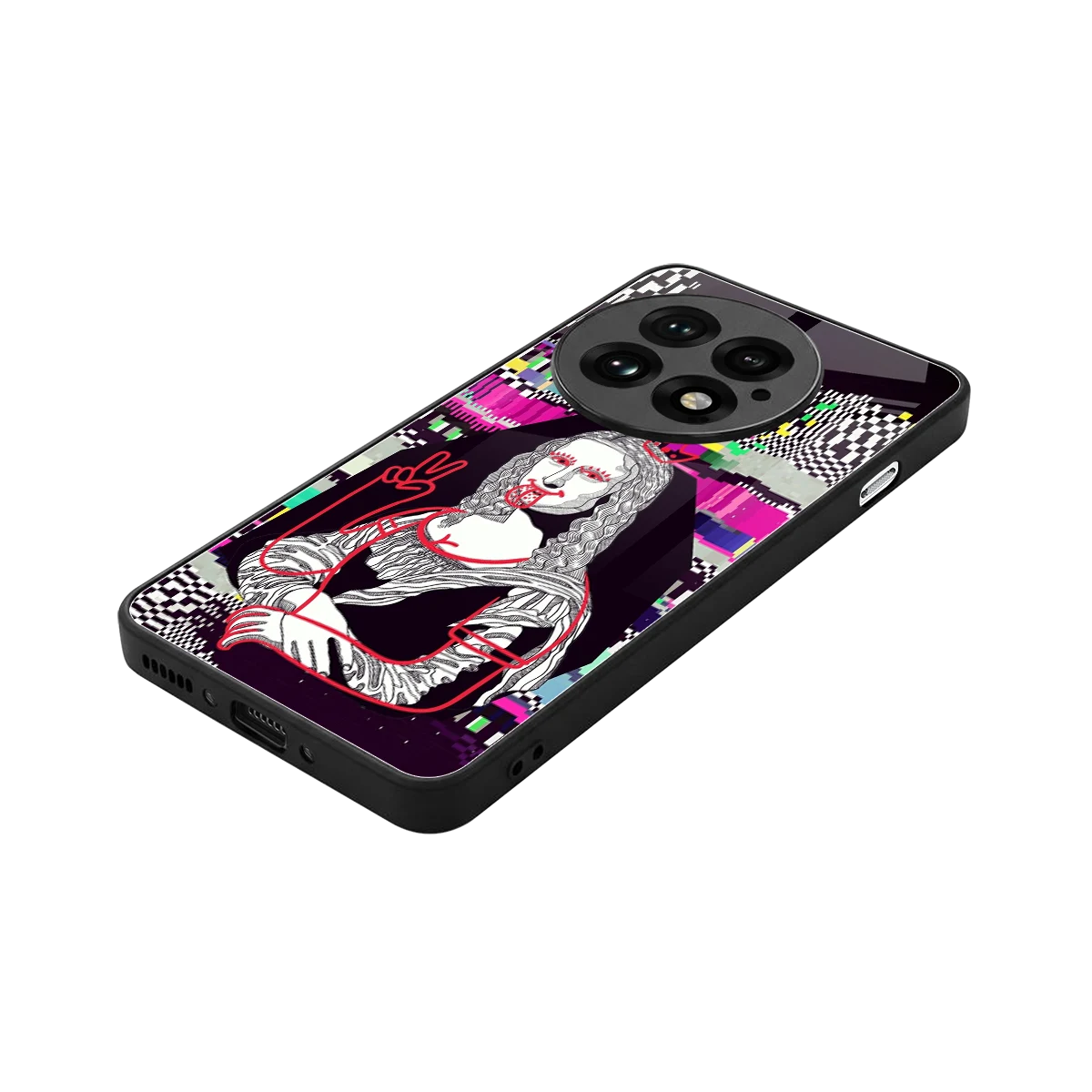 Mona Remix stylish phone case for oneplus 13 | glossy glass and slim fit