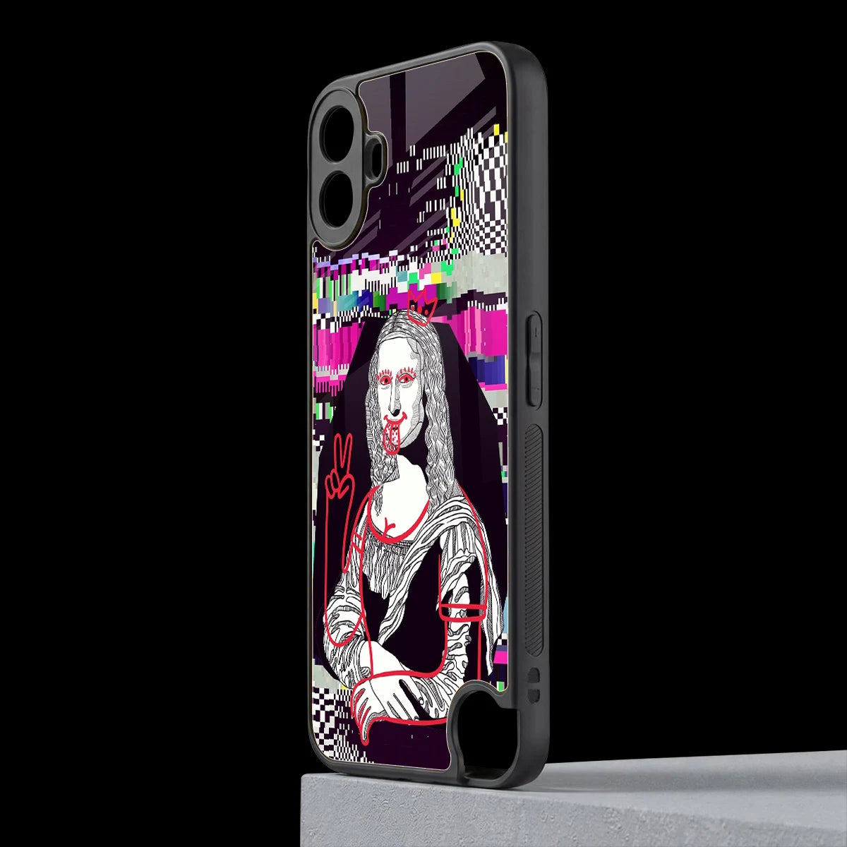 Mona Remix cmf nothing phone 1 mobile cover | shockproof glass phone case