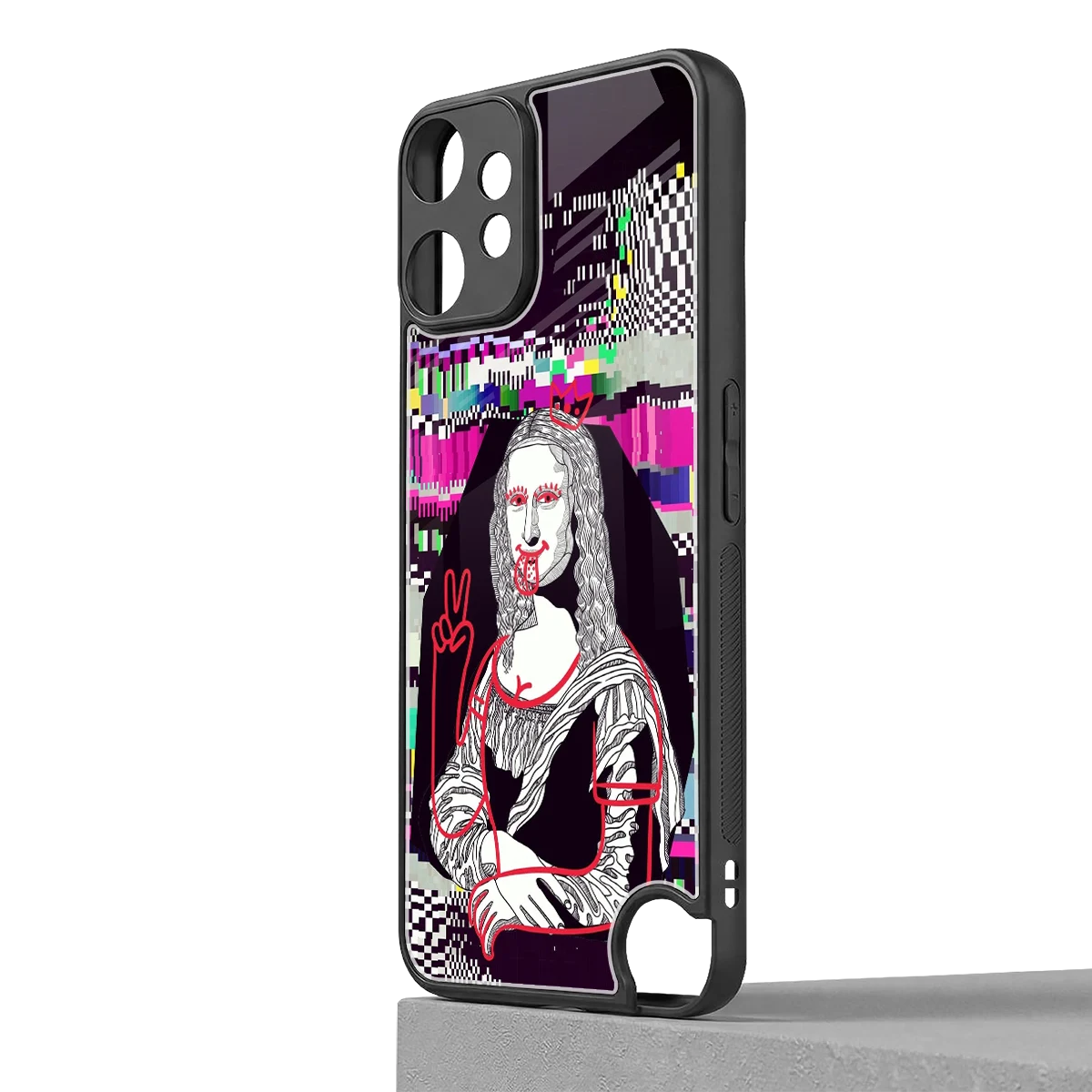 Mona Remix cmf nothing phone 2 pro mobile cover | shockproof glass phone case