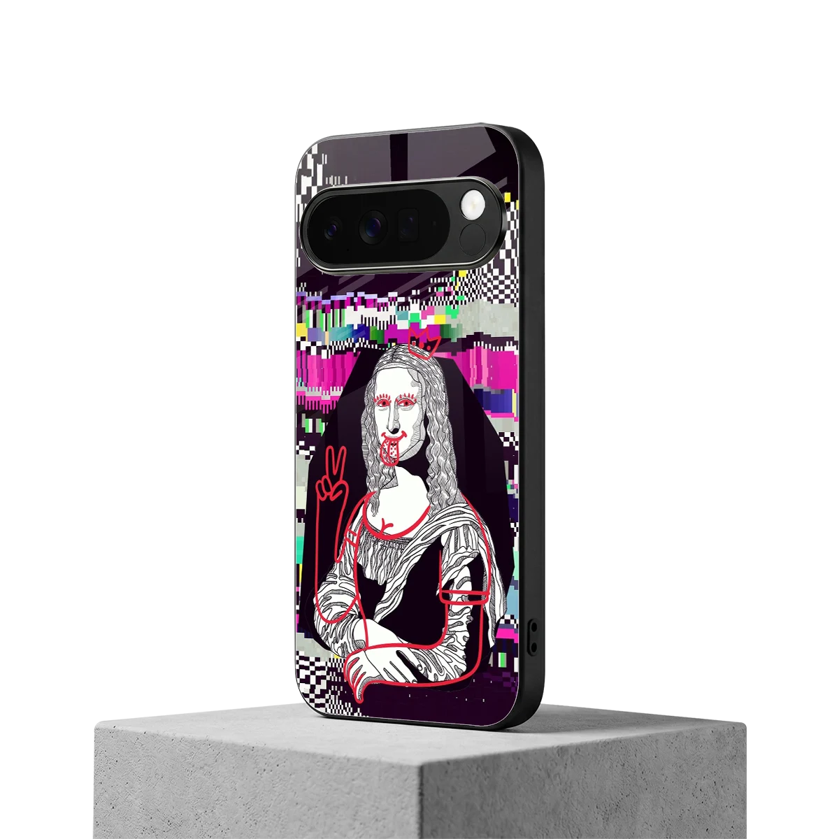 Mona Remix google pixel 10 pro xl mobile cover | shockproof glass phone case