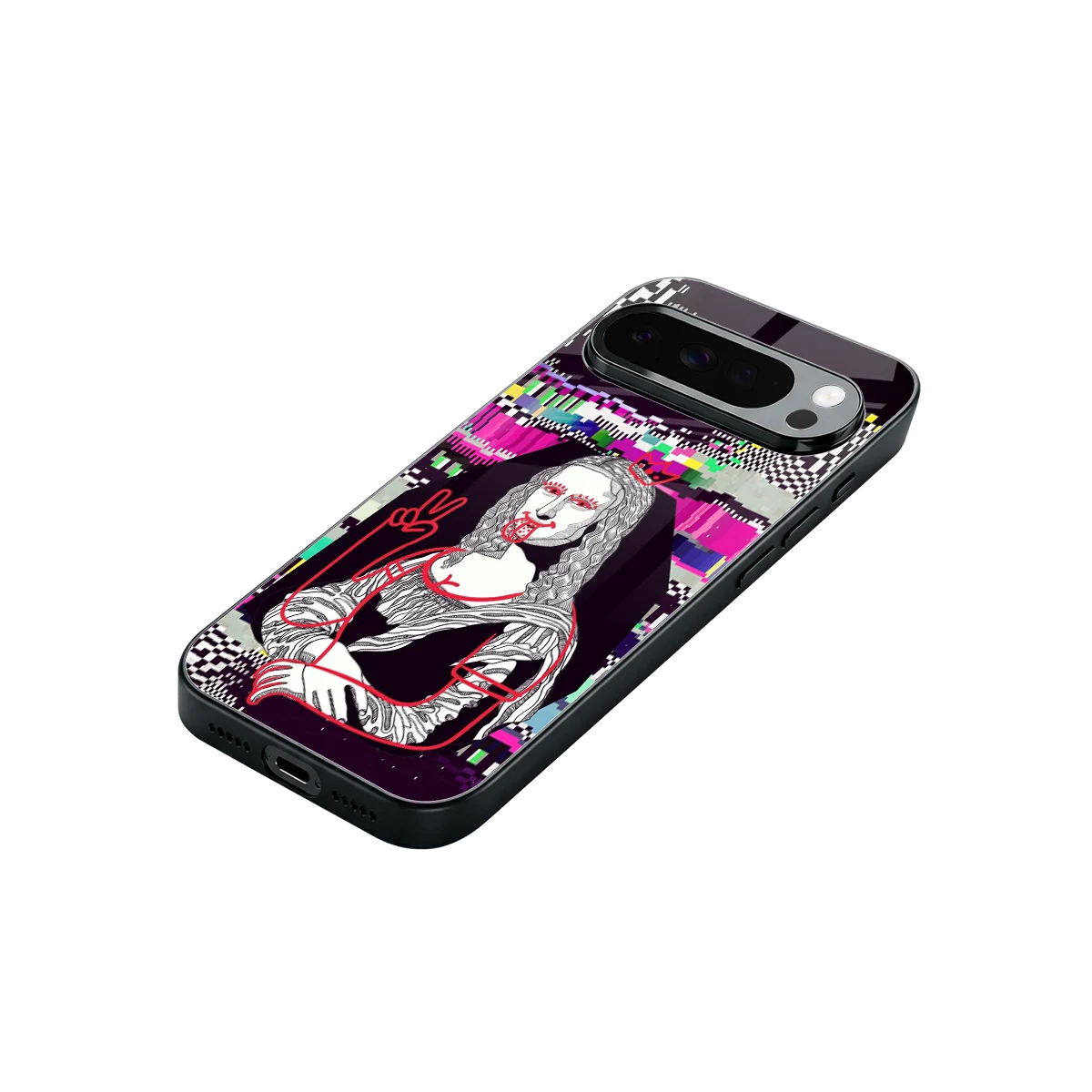 Mona Remix stylish phone case for google pixel 10 pro xl | glossy glass and slim fit