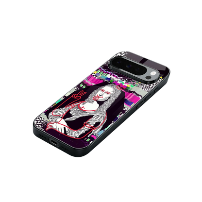 Mona Remix stylish phone case for google pixel 10 pro xl | glossy glass and slim fit
