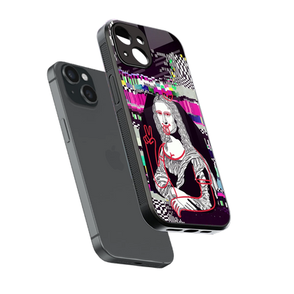 Mona Remix sleek iphone 13 mini cover with tempered glass back and TPU edges