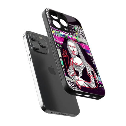 Mona Remix sleek iphone 13 pro cover with tempered glass back and TPU edges