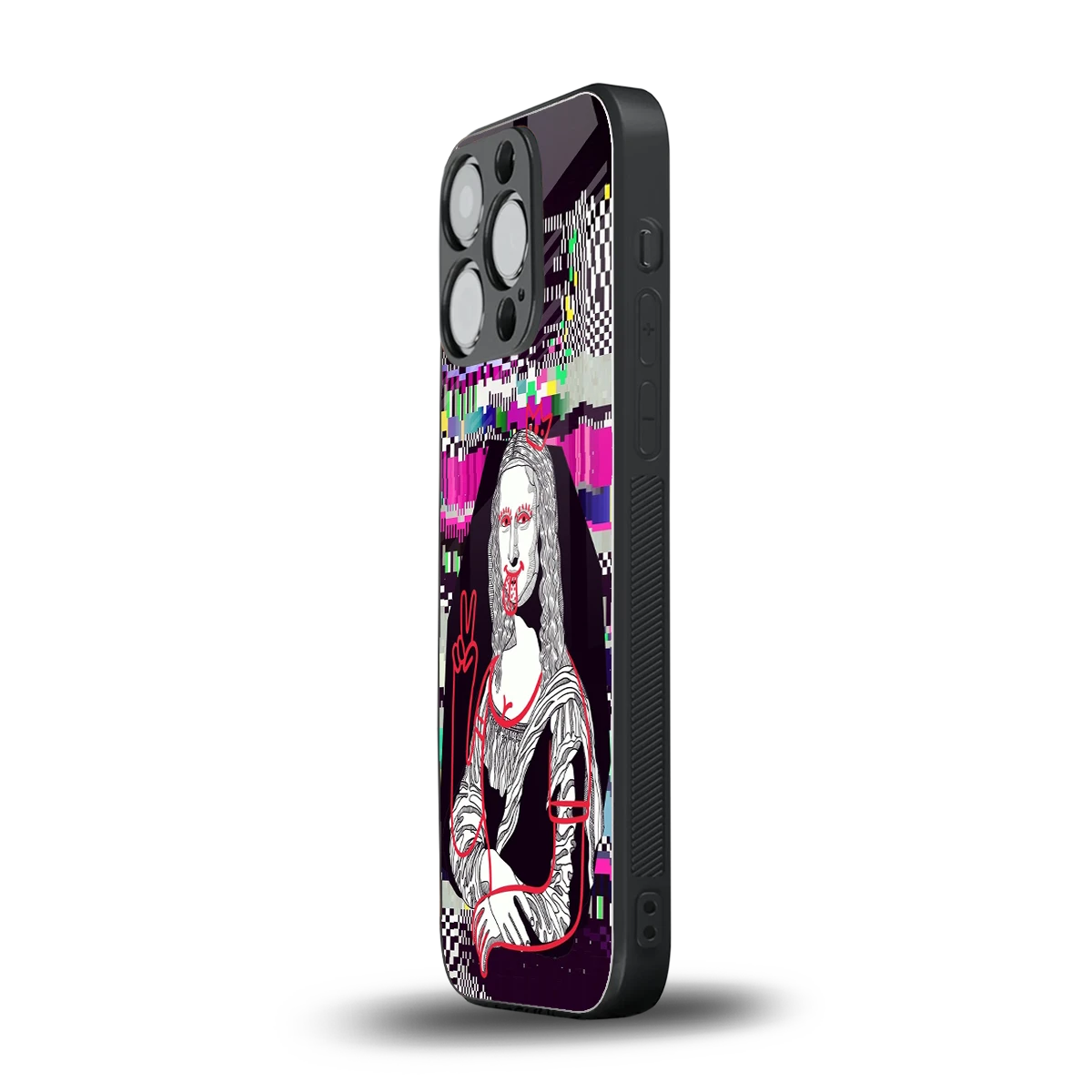 Mona Remix iphone 13 pro mobile cover | shockproof glass phone case