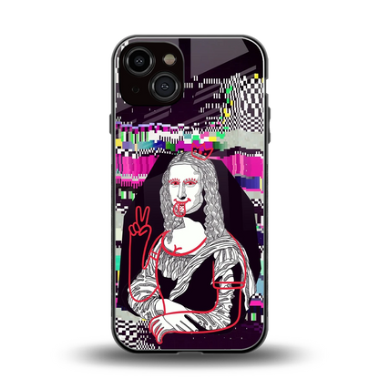 Mona Remix back phone cover | glass case for iphone 13