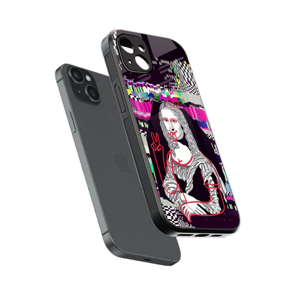 Mona Remix sleek iphone 15 plus cover with tempered glass back and TPU edges