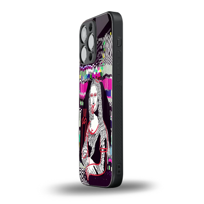 Mona Remix iphone 15 pro max mobile cover | shockproof glass phone case