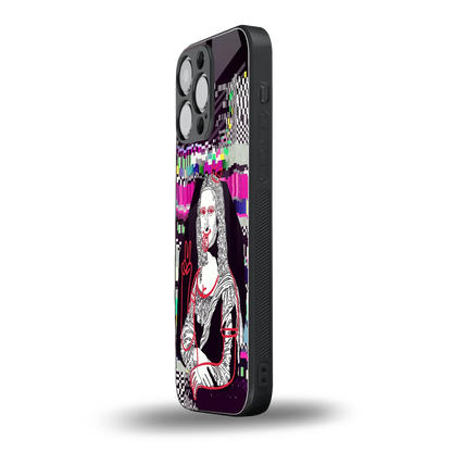 Mona Remix iphone 16 pro max mobile cover | shockproof glass phone case