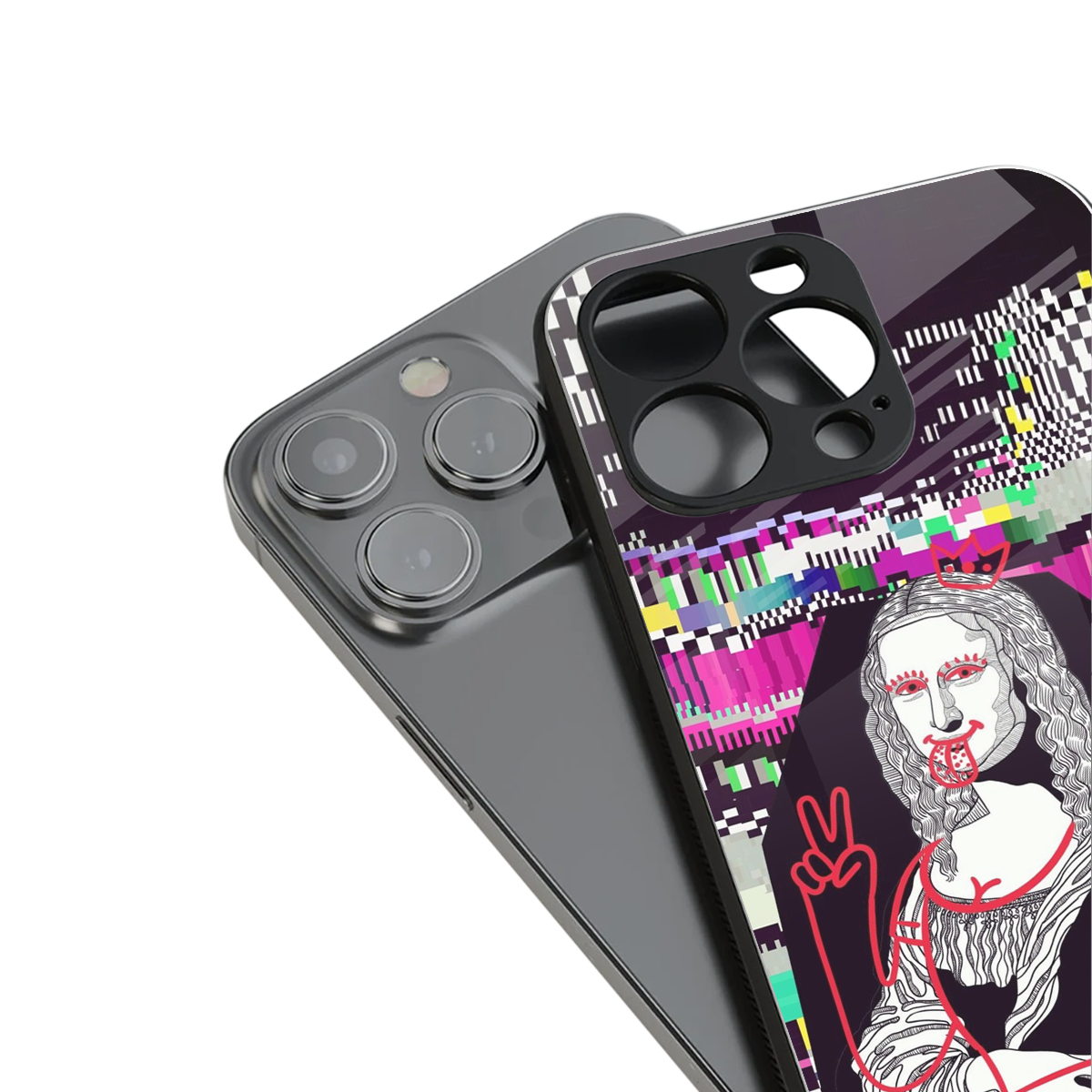 Mona Remix Phone Case for Iphone 16 | Glass Case