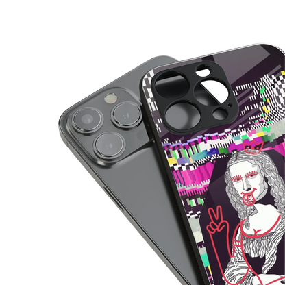 Mona Remix stylish phone case for iphone 13 mini | glossy glass and slim fit