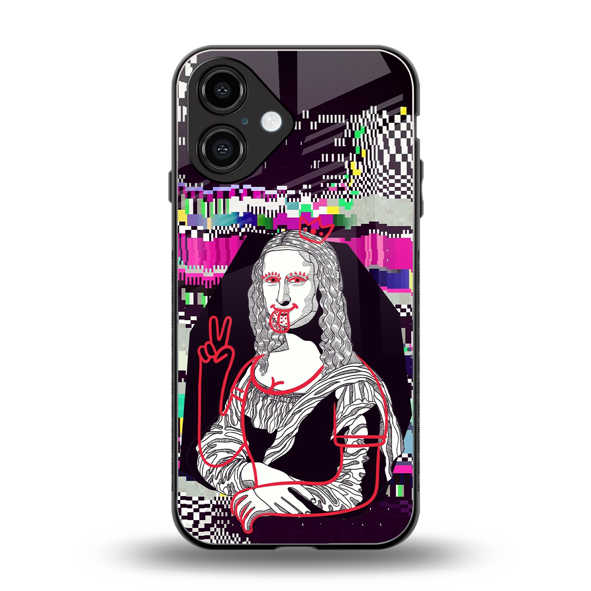 Mona Remix Phone Case for Iphone 16 | Glass Case