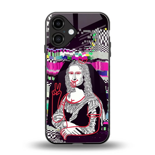 Mona Remix back phone cover | glass case for iphone 16