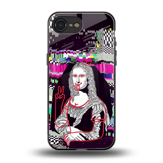 Mona Remix back phone cover | glass case for iphone 16e