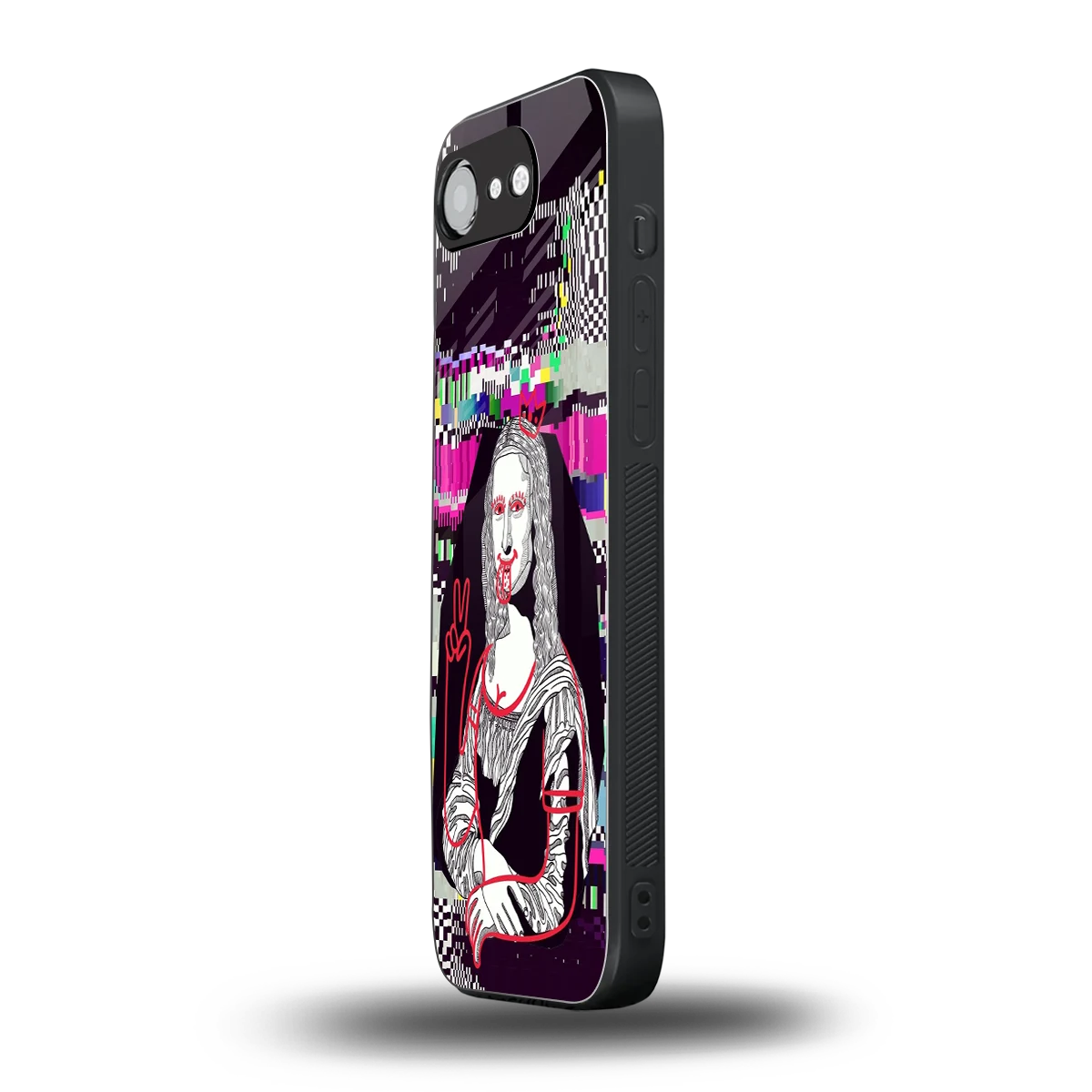 Mona Remix iphone 16e mobile cover | shockproof glass phone case