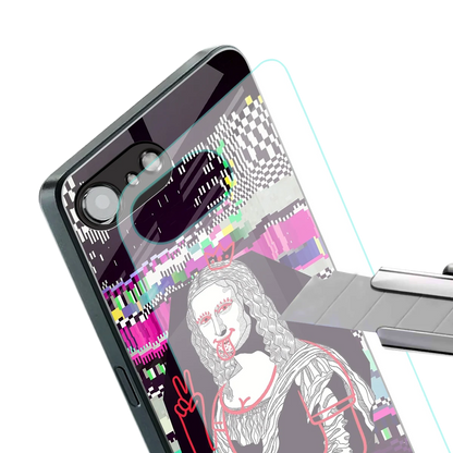 Mona Remix stylish phone case for iphone 16e | glossy glass and slim fit