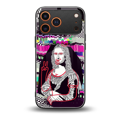 Mona Remix back phone cover | glass case for iphone 17 pro