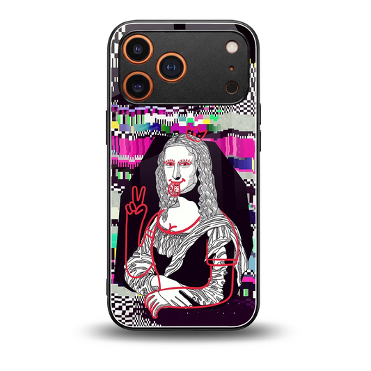 Mona Remix back phone cover | glass case for iphone 17 pro max