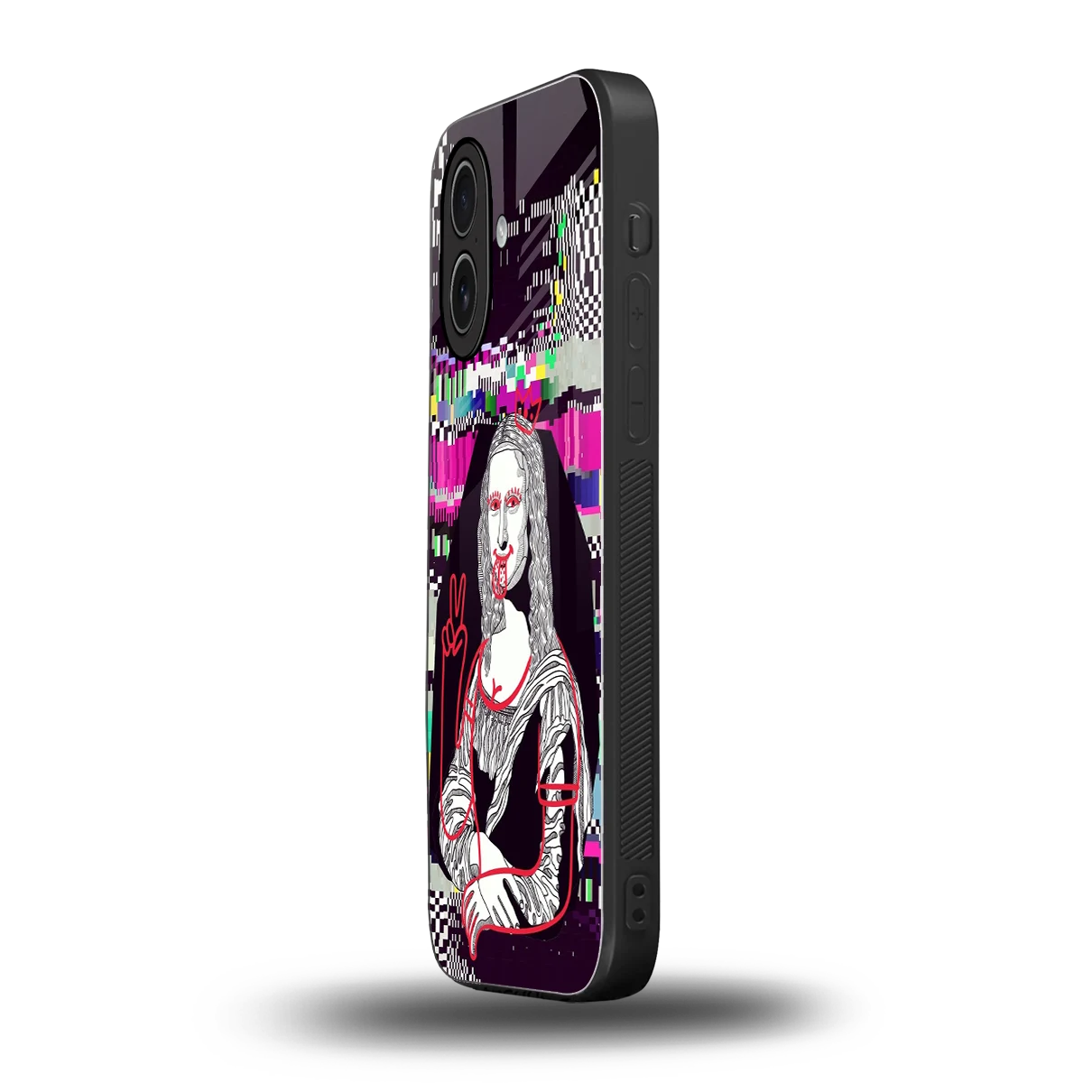 Mona Remix iphone 17 mobile cover | shockproof glass phone case
