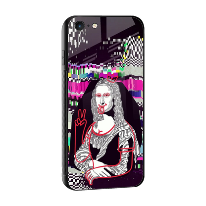 Mona Remix sleek iphone 6s cover with tempered glass back and TPU edges