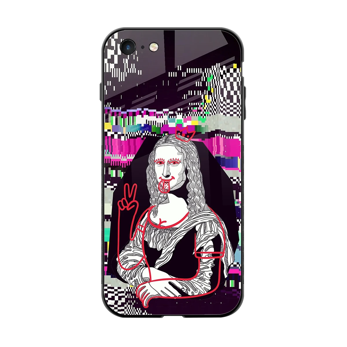 Mona Remix back phone cover | glass case for iphone 6